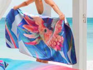 Living Dreams Mikrofaser-Strandtuch 100x180cm