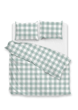 Zo! Home Baumwoll-Bettwäsche Quattro di lino Mint Green