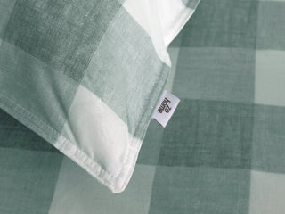 Zo! Home Baumwoll-Bettwäsche Quattro di lino Mint Green