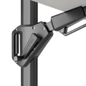 Platinum Ampelschirm Voyager T² 270x270cm Anthrazit/Taupe