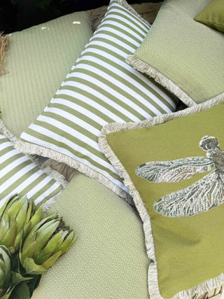 Lazis Kissenhülle Gerald mit Fransen 40x60cm