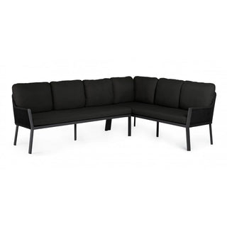 Tierra Outdoor Lounge-Ecke Liv Black