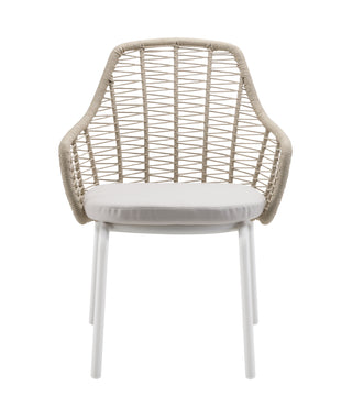 Solpuri Diningsessel "Luuna" weiß/natur