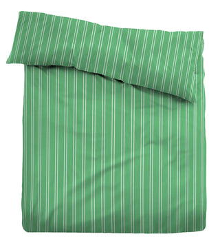Tom Tailor Satin Bettwäsche Streifen Grün