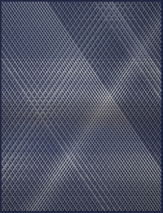 Biederlack Decke Cotton Home 150x20cm Threads blue