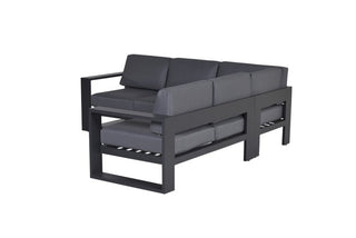 GARDEN IMPRESSIONS Cube Dining Lounge carbon black