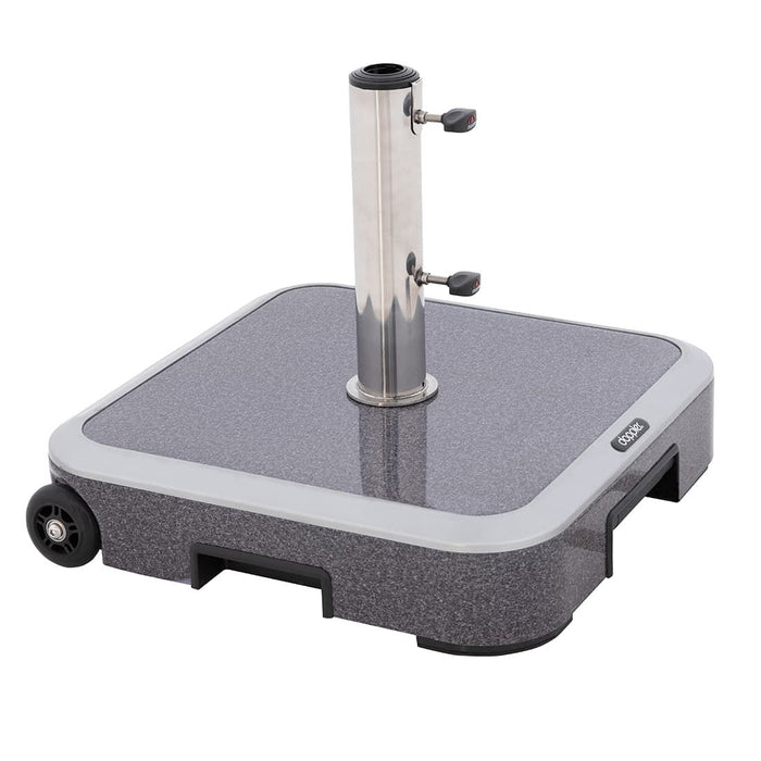 Doppler EXPERT Schirmsockel 50kg Alu-Beton/Trolley m.Griff / NEU