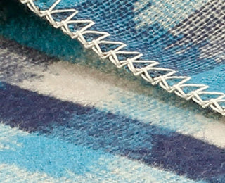 Biederlack Decke Culture 160x200cm blau