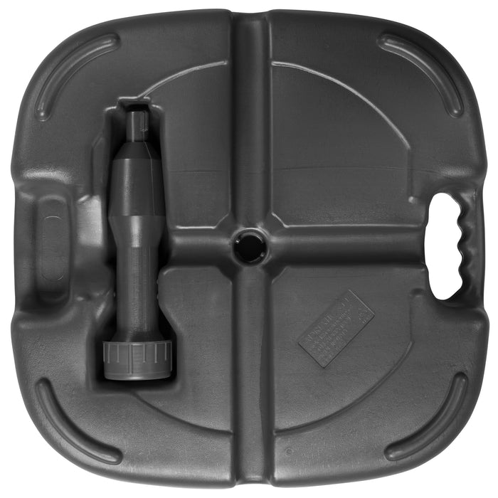Doppler HDPE Füll-Sockel anthrazit 18 Liter