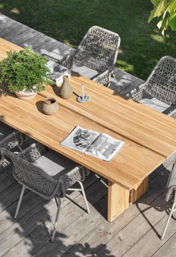 APPLE BEE Joie de Vivre Gartentisch Teakholz