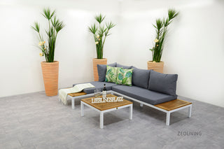 Zeo Living Lounge Bonaire weiß
