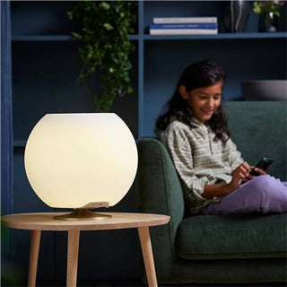 Kooduu Sphere Silber LED-Lampe, Bluetooth Lautsprecher