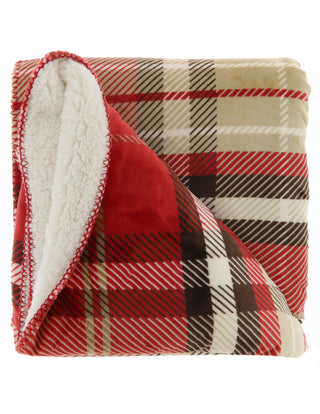 Unique Living Plaid Huub 130x160cm rot