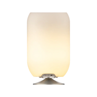 Kooduu Atmos Silber LED-Lampe, Bluetooth Lautsprecher